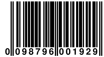 0 098796 001929