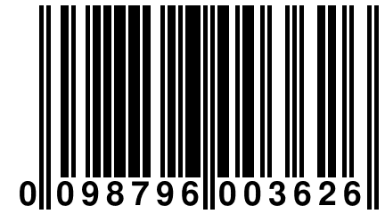 0 098796 003626