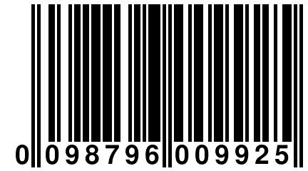 0 098796 009925