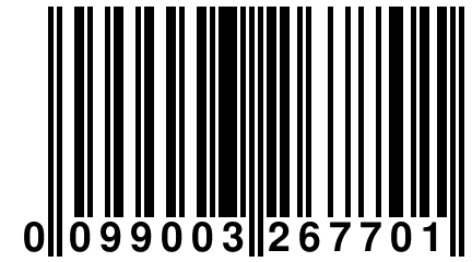 0 099003 267701