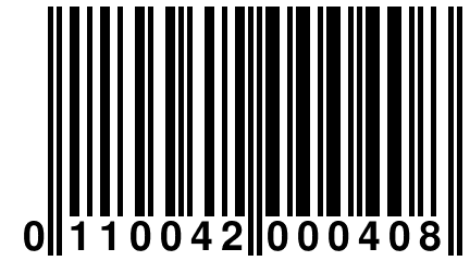 0 110042 000408