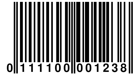 0 111100 001238