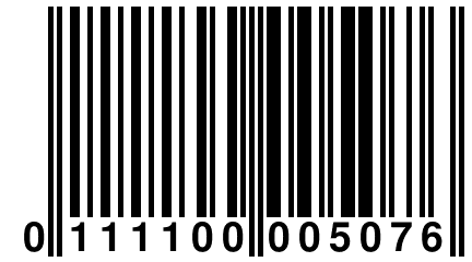 0 111100 005076