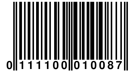 0 111100 010087