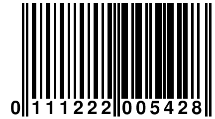 0 111222 005428