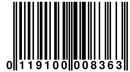 0 119100 008363