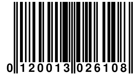 0 120013 026108