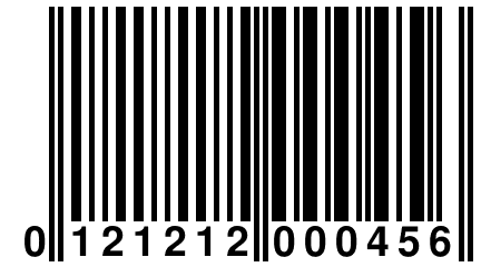 0 121212 000456