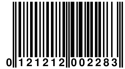 0 121212 002283