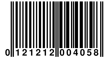 0 121212 004058