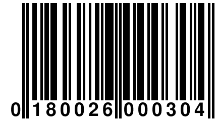 0 180026 000304