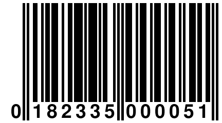 0 182335 000051