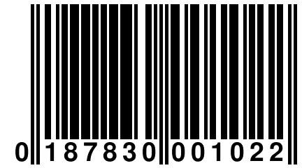 0 187830 001022