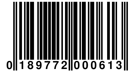 0 189772 000613