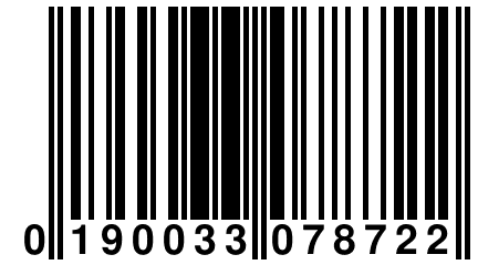 0 190033 078722