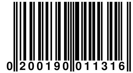 0 200190 011316