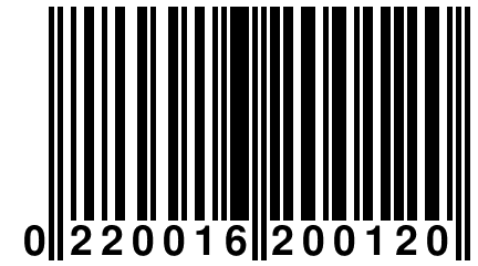 0 220016 200120