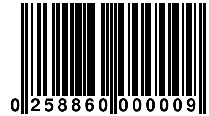 0 258860 000009