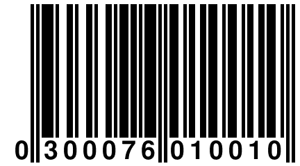 0 300076 010010