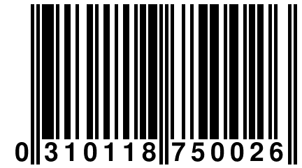 0 310118 750026