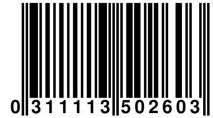 0 311113 502603