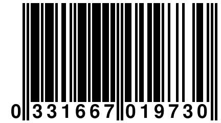 0 331667 019730