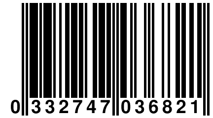 0 332747 036821