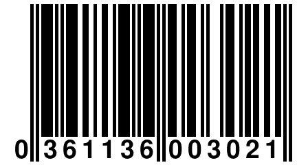 0 361136 003021