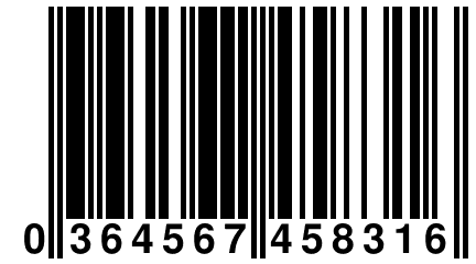 0 364567 458316