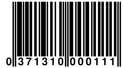 0 371310 000111