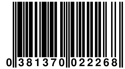 0 381370 022268