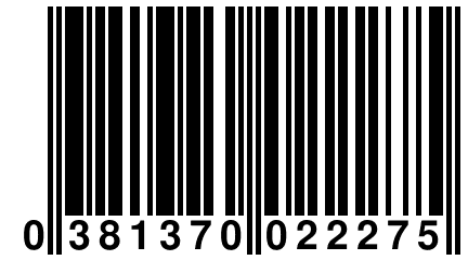 0 381370 022275