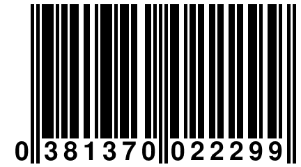 0 381370 022299