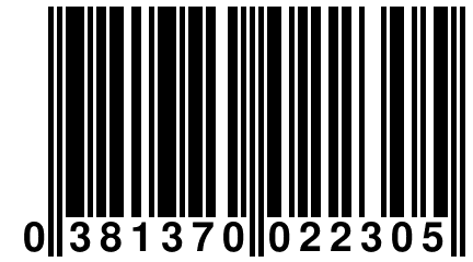 0 381370 022305