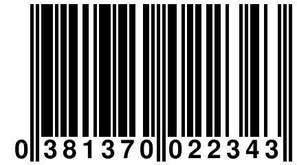 0 381370 022343