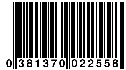 0 381370 022558