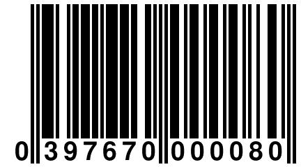 0 397670 000080