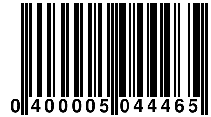 0 400005 044465