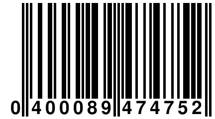 0 400089 474752