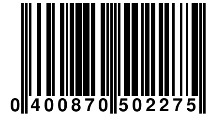 0 400870 502275