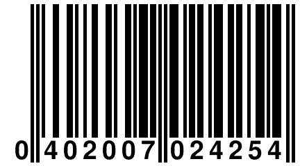 0 402007 024254