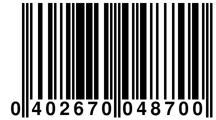 0 402670 048700