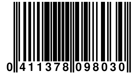 0 411378 098030