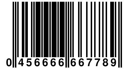 0 456666 667789