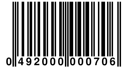 0 492000 000706