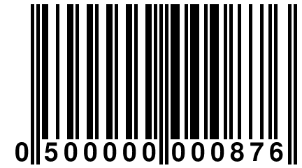 0 500000 000876