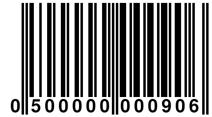 0 500000 000906