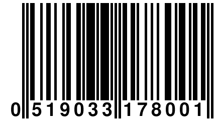 0 519033 178001