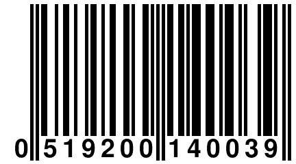 0 519200 140039