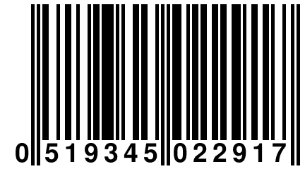 0 519345 022917